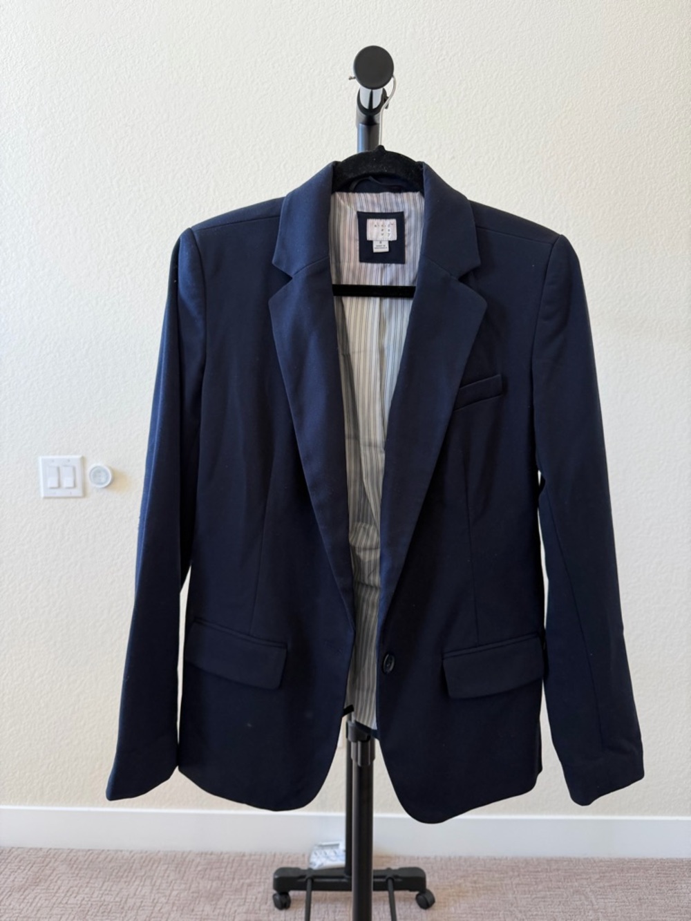 A New Day Navy Single-Button Blazer